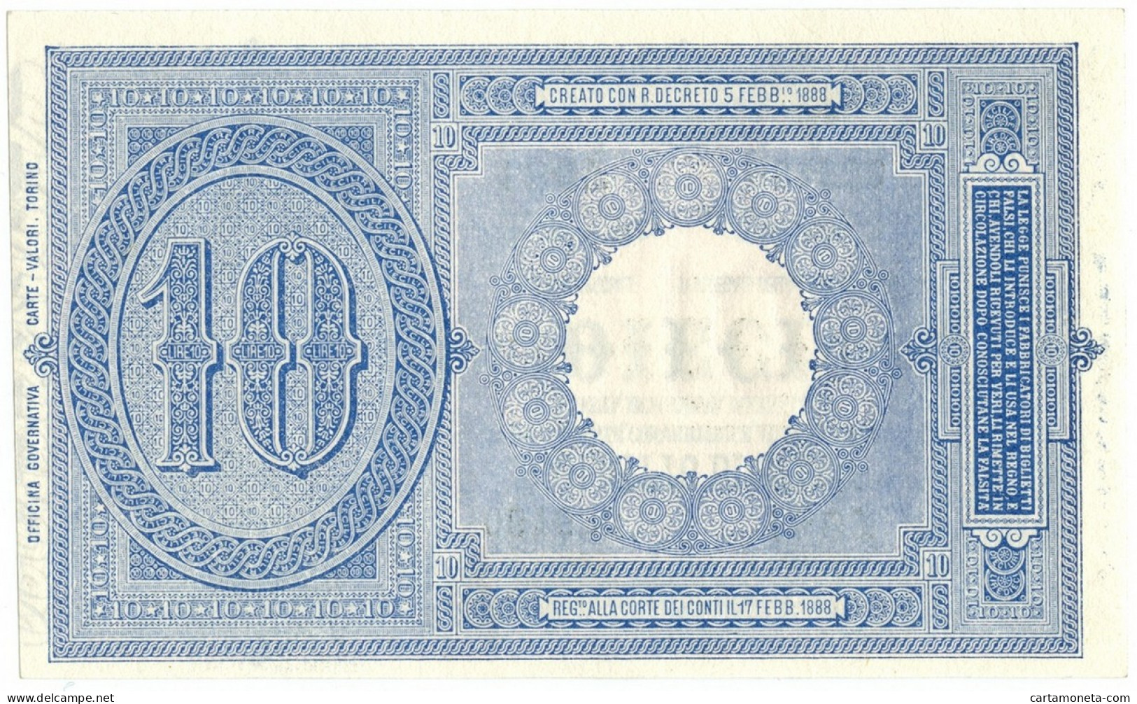 10 LIRE BIGLIETTO DI STATO EFFIGE UMBERTO I 10/04/1915 SUP+ - Regno D'Italia – Autres