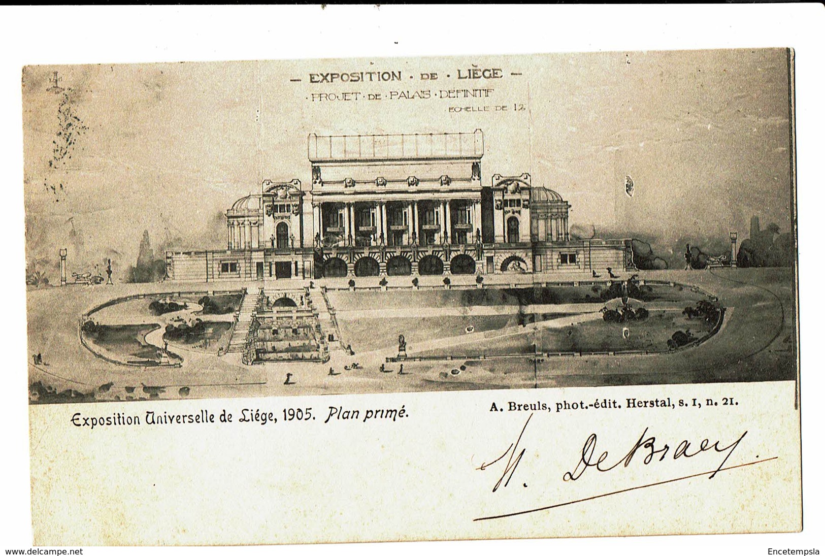 CPA - Carte Postale-Belgique Liège Exposition De 1905 Projet De Palais Définitif-1904 VM4608 - Liege