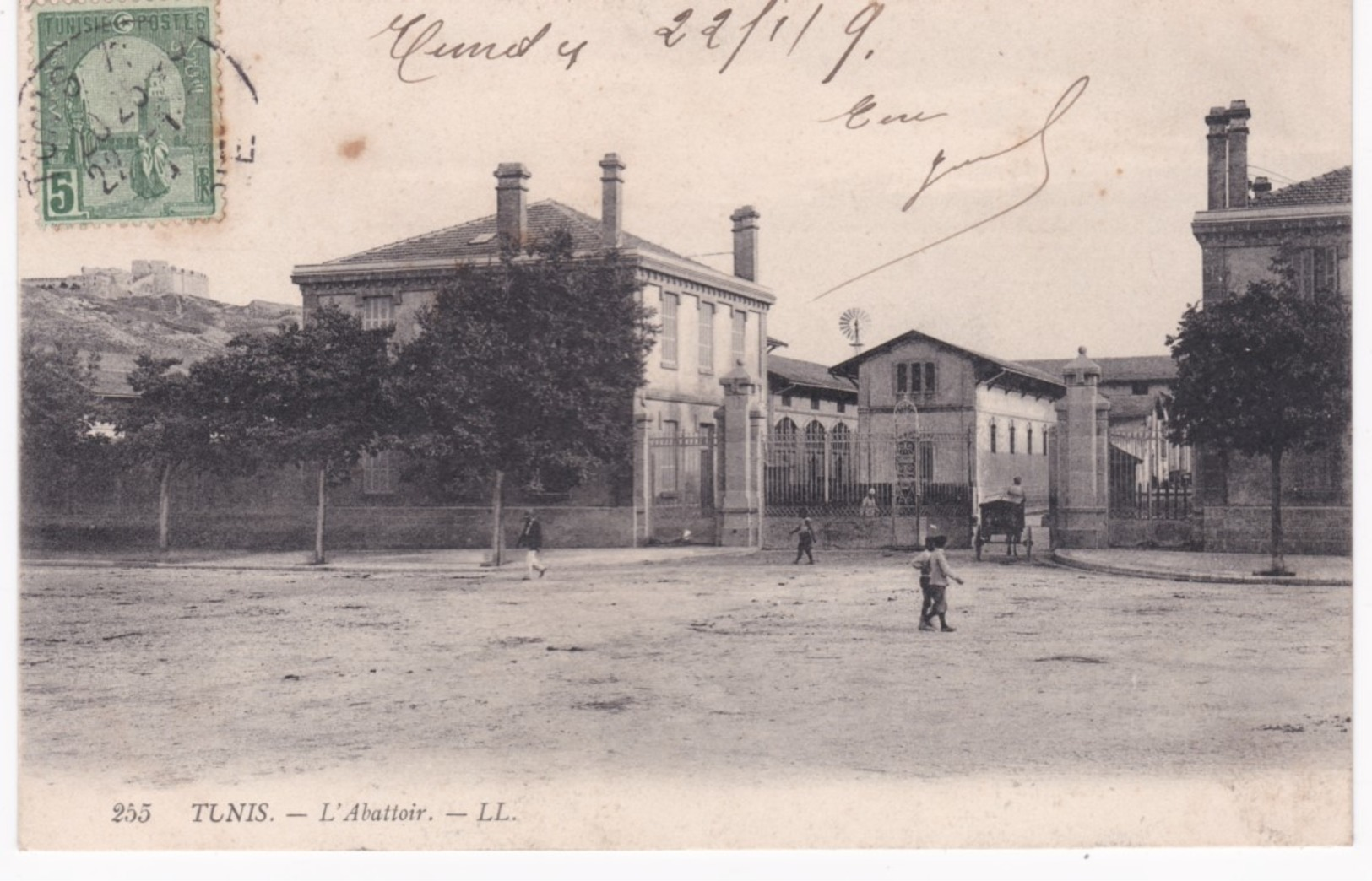 Tunisie -  TUNIS -  L'Abattoir - 1909 - Tunesien