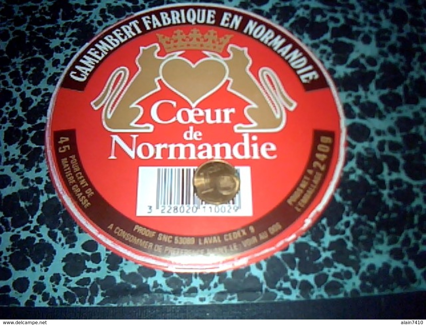 Laval Mayenne  Etiquette  Anciennes De  Camembert  Coeur De Normndie Laiterie PRODIF - Fromage