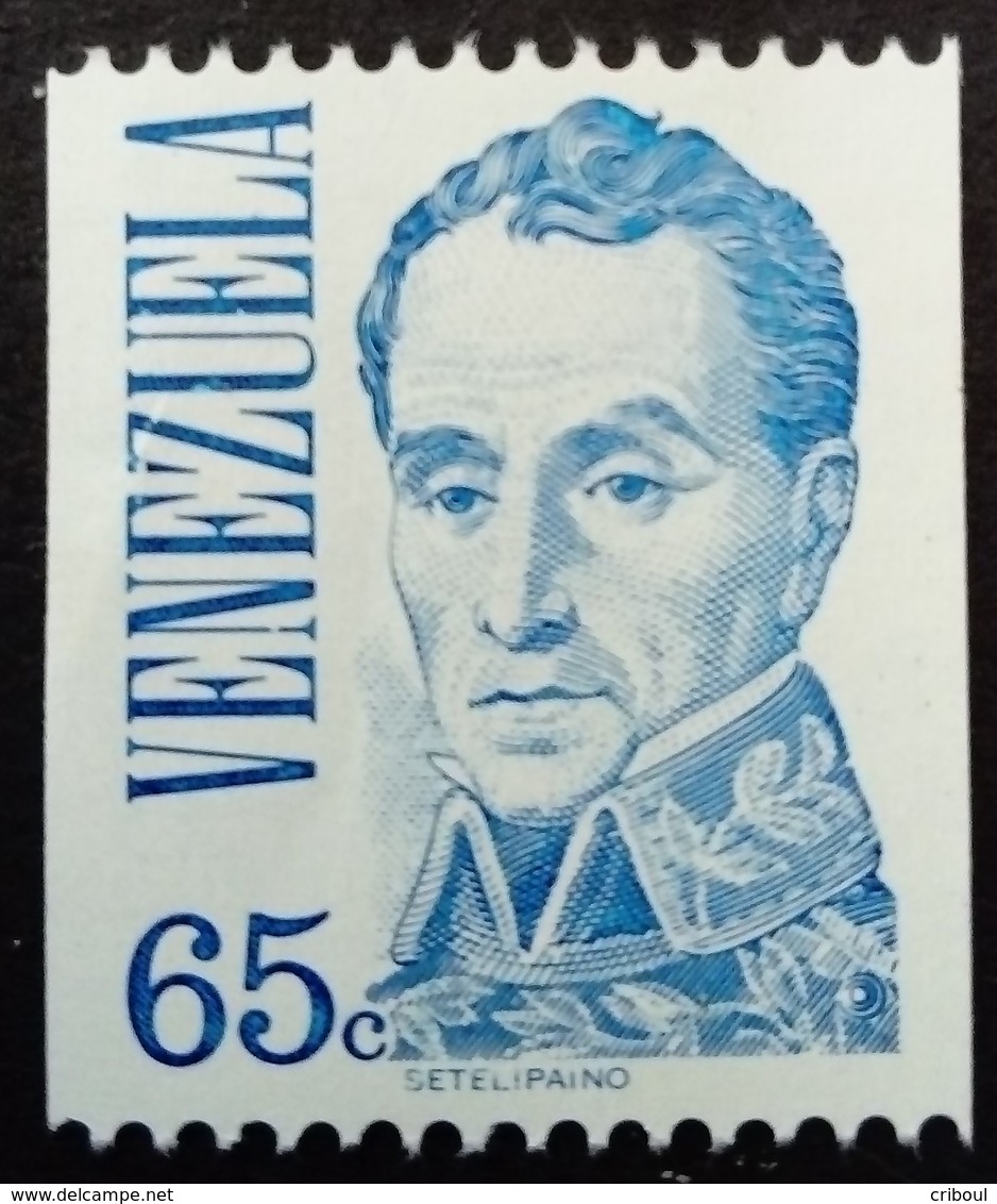 Venezuela 1976 Simon Bolivar Yvert 976A ** MNH - Venezuela