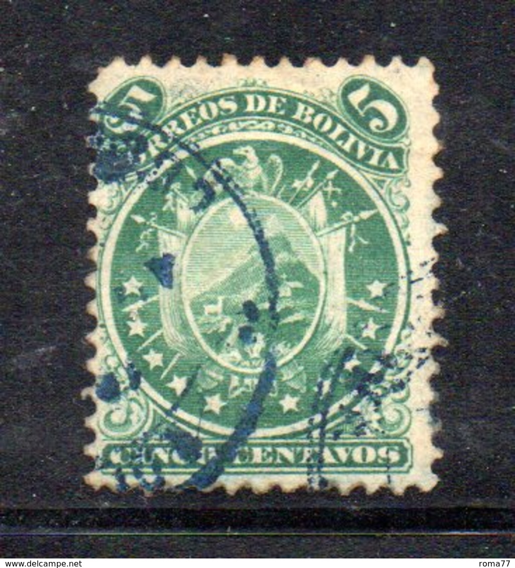 APR1795 - BOLIVIA 1871 , Yvert N. 14  Usato - Bolivia