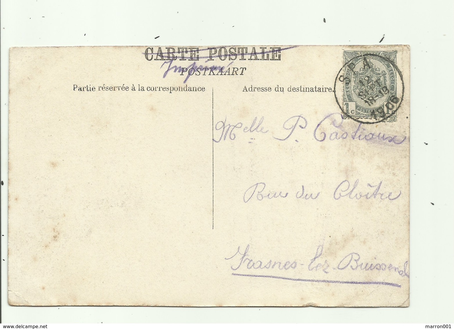 Spa - Chapelle Leloup - Verzonden  1906 - Spa