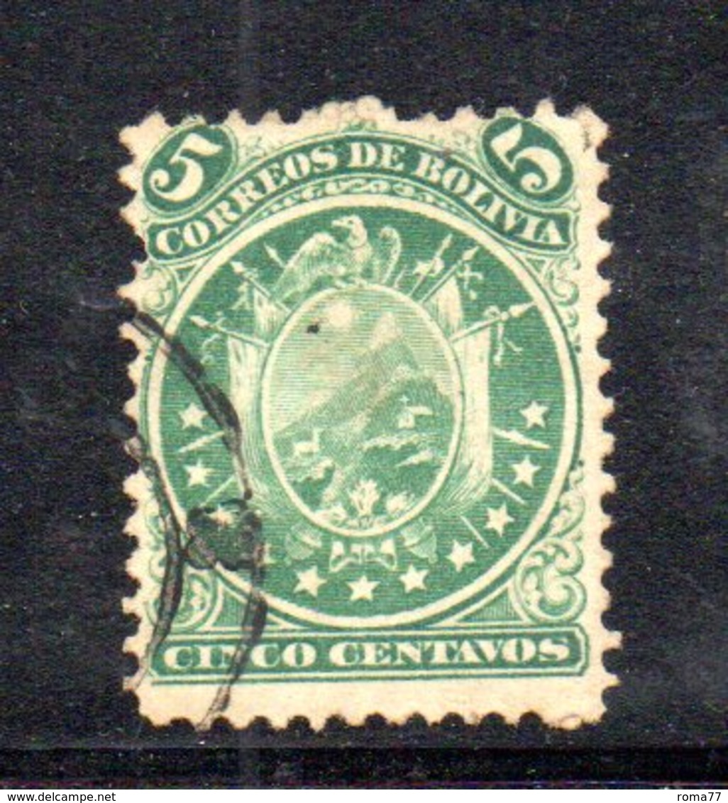 APR1796 - BOLIVIA 1871 , Yvert N. 14  Usato - Bolivia