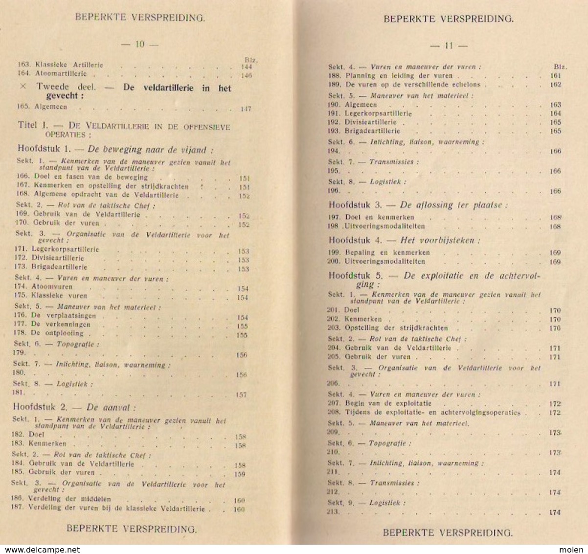 VOORSCHRIFT OVER HET TAKTISCH GEBRUIK VAN DE VELDARTILLERIE 234blz ©1962 LANDMACHT ARTILLERIE MILITAIR ANTIQUARIAAT Z396 - Documents