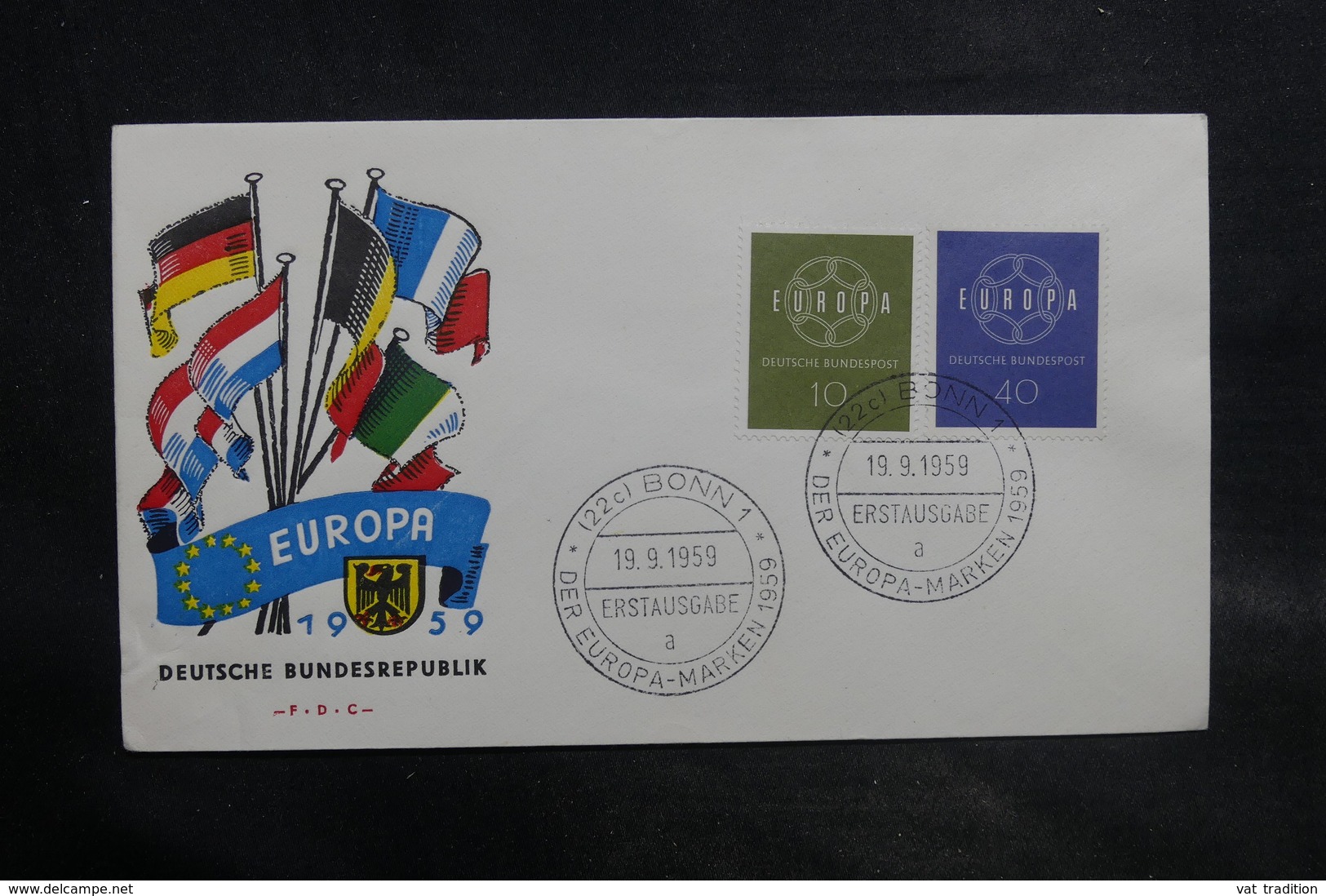 ALLEMAGNE - Enveloppe FDC 1959 - Europa - L 34782 - Autres & Non Classés
