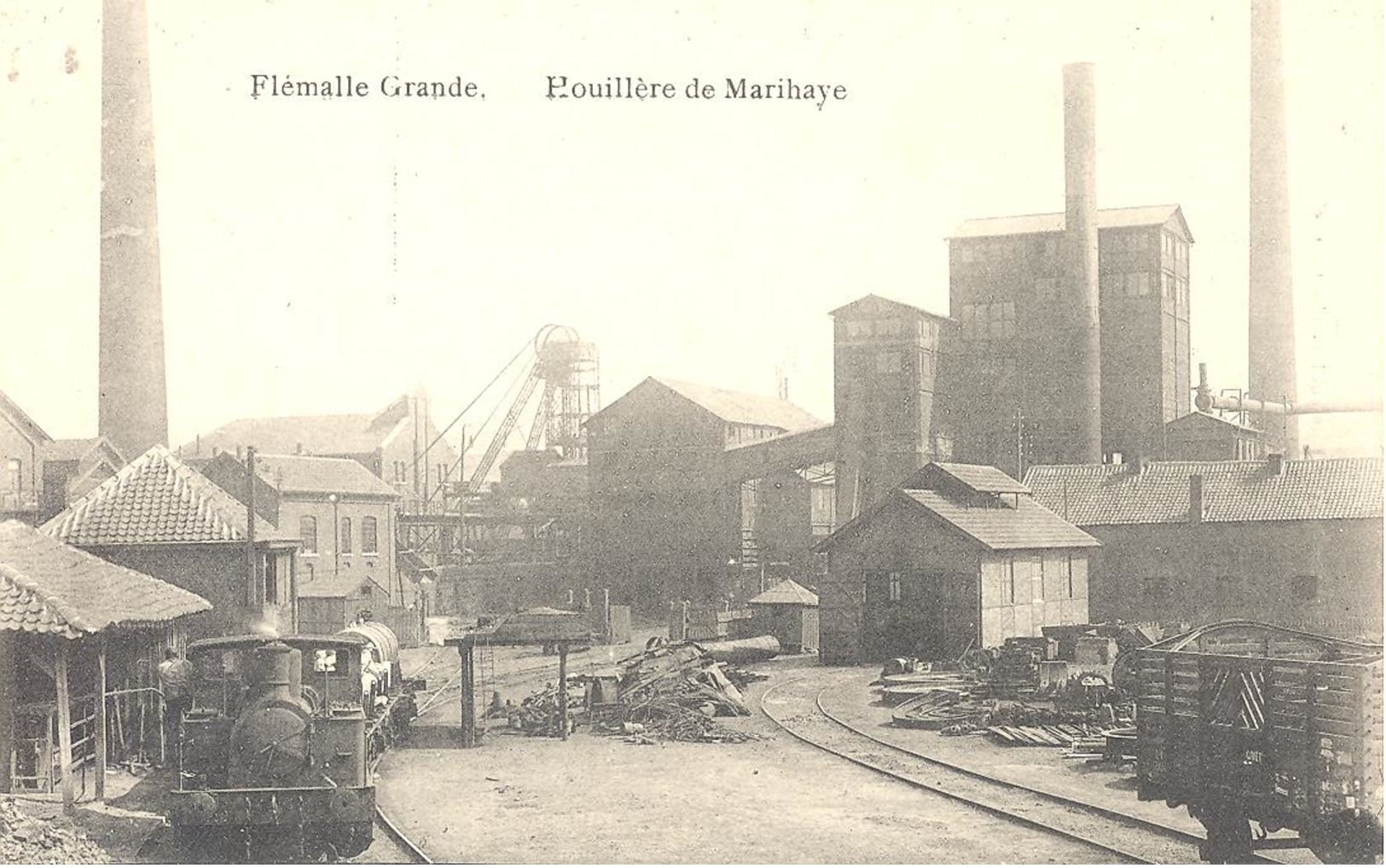 Flemalle-Grande  Houillere De Marihaye  Um 1910 - Flémalle
