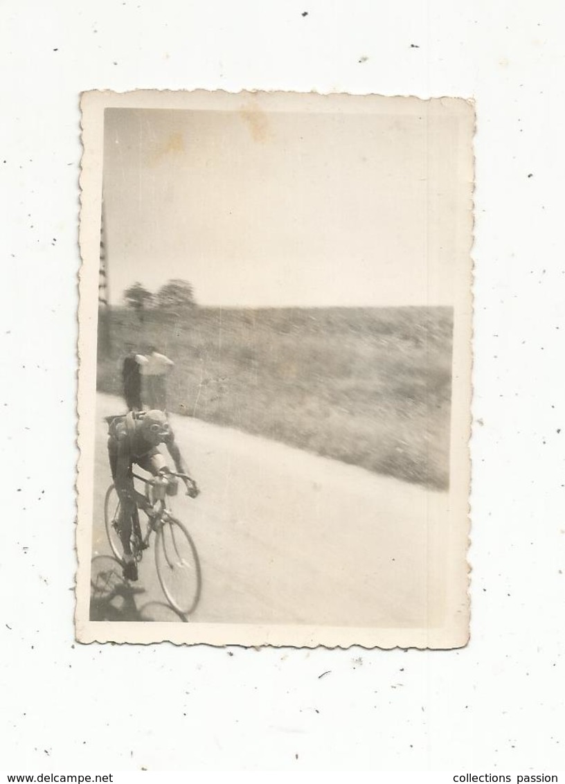 Photographie ,sports ,cyclisme , Course Cycliste, 90 X 60 Mm,  1935 - Sports