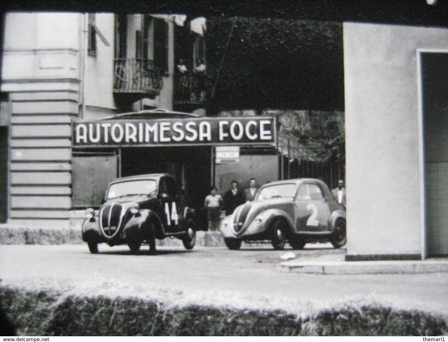 RARITA' RARA RARE AUTORIMESSA FOCE GENOVA 12 PROVINI IN STRISCIA AUTO EPOCA GARA CORSA CIRCUITO PROVA - Automobili