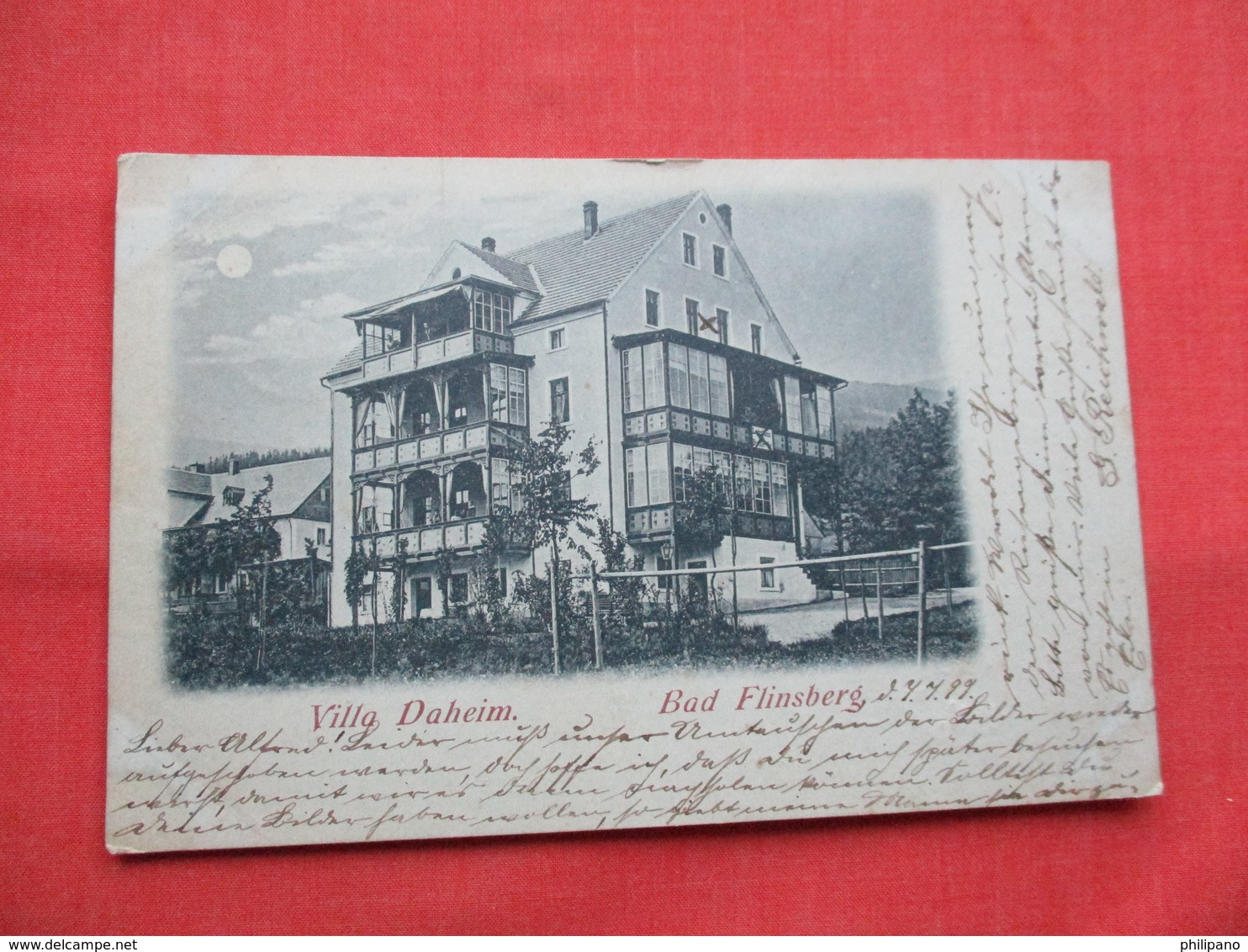 Villa Daheim Bad Flinsberg  Stamp   & Cancel  Ref  3483 - Poland