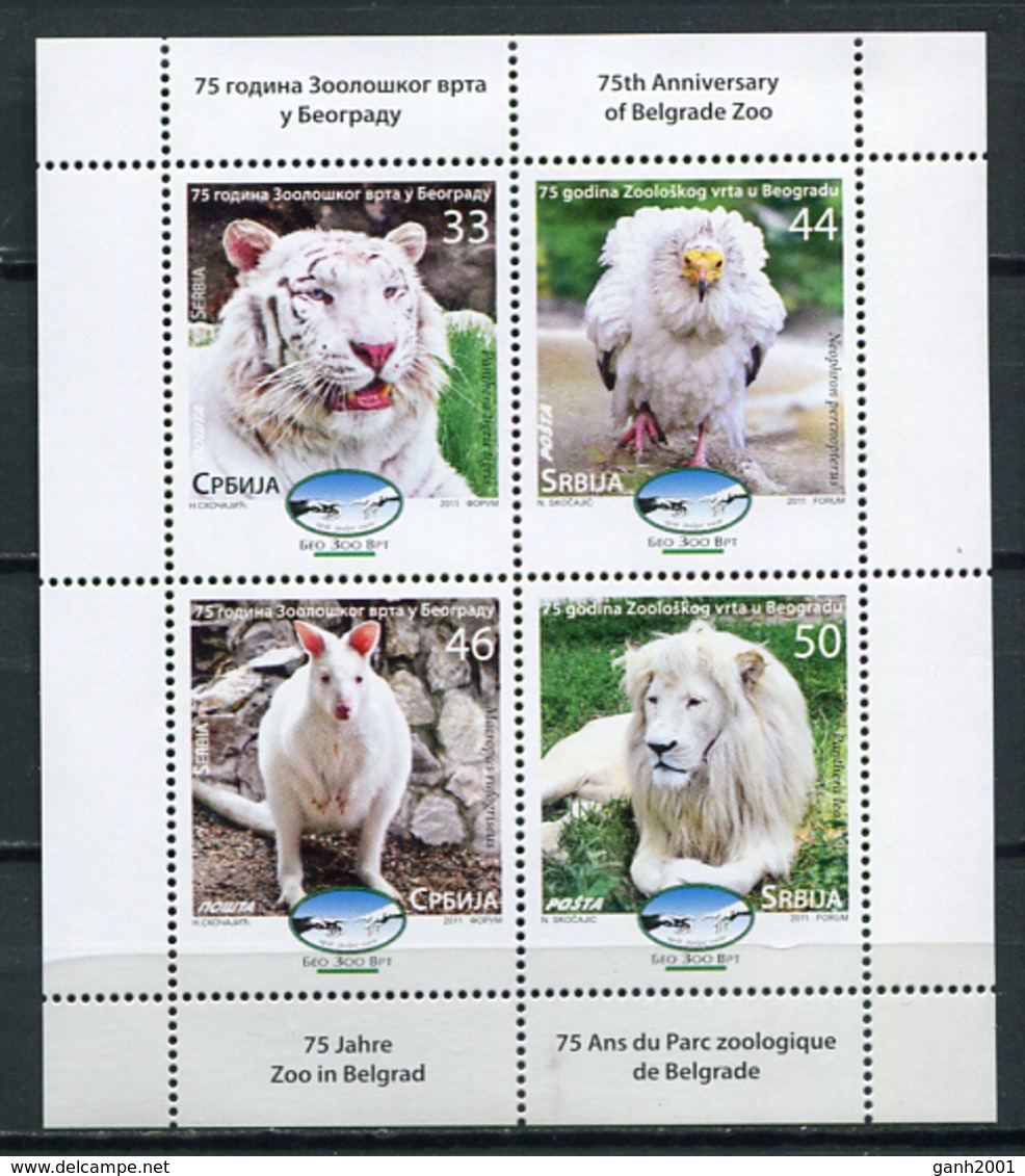 Serbia 2011 / Mammals Birds MNH Aves Mamíferos Vögel Säugetiere / Cu4531  40-11 - Felinos