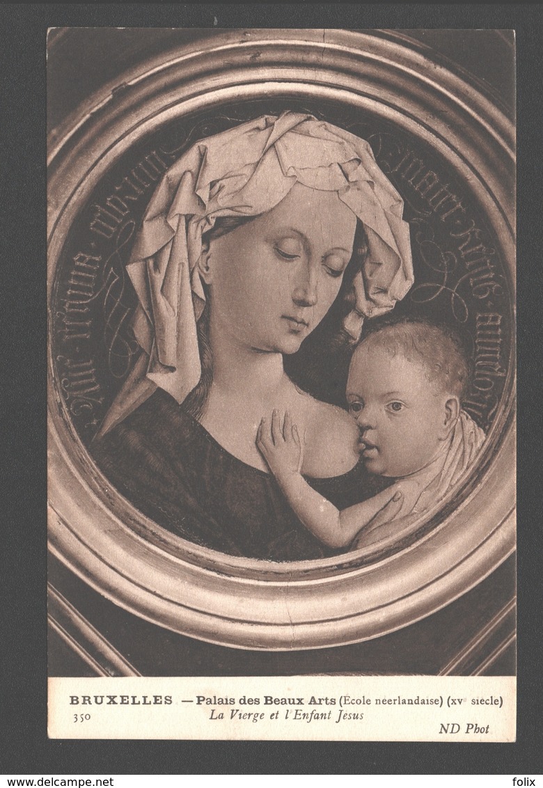 La Vierge Et L'Enfant Jésus - Ecole Néerlandaise - Musée Des Beaux-Arts Bruxelles - Paintings