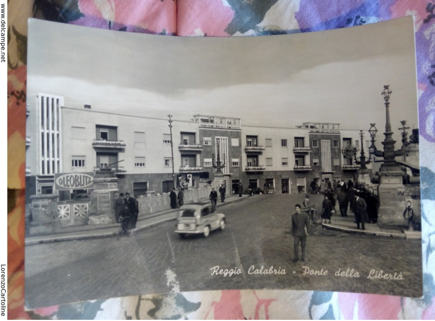 Reggio Calabria Ponte Della Libertà Animata VIAGGIATA Anni 50 - Reggio Calabria