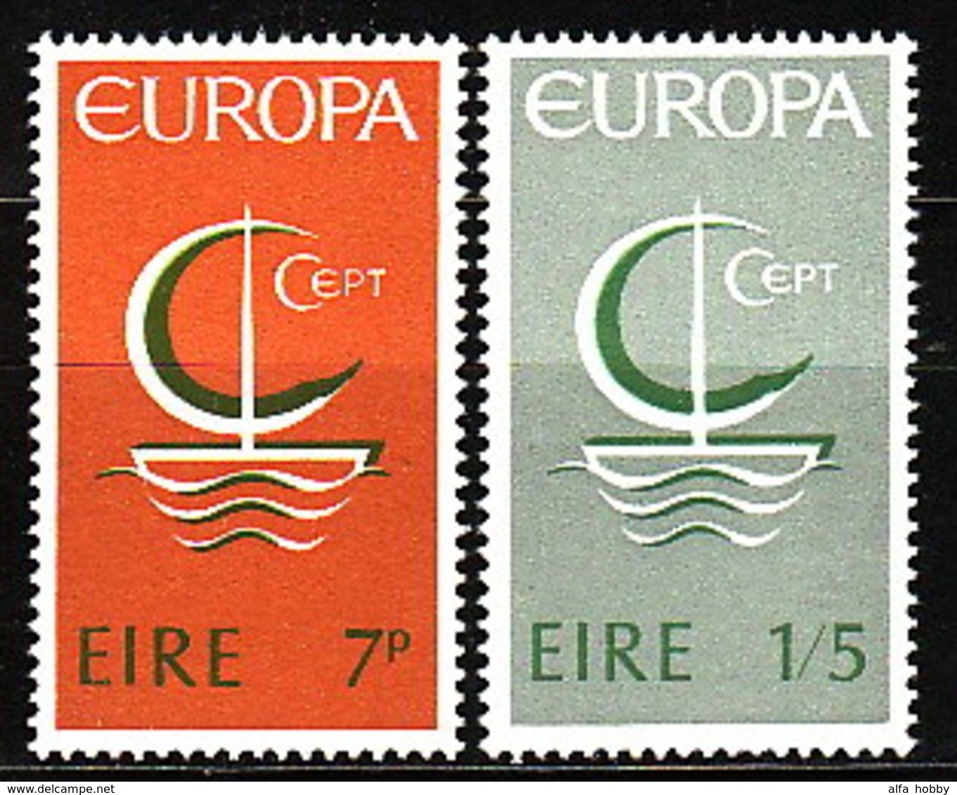 Ireland, 1966, Europa CEPT, 2 Stamps - 1966