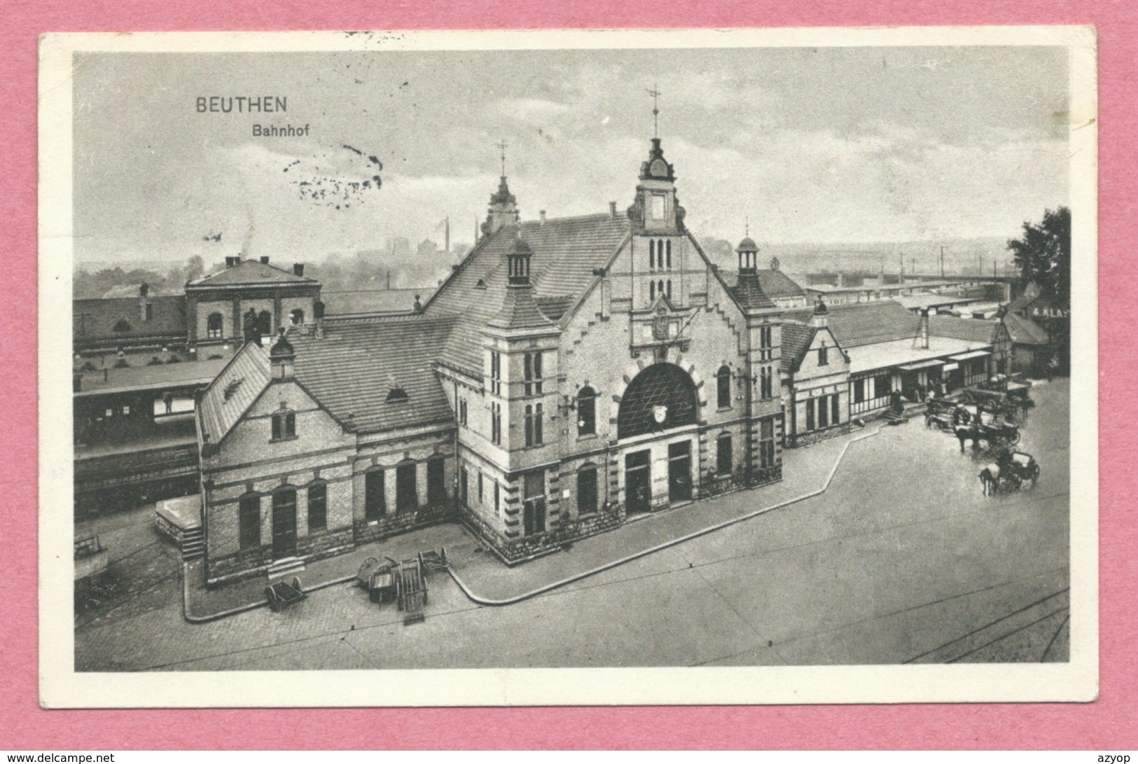 Polska - Polen - Pologne - BEUTHEN - Bahnhof - Gare - Feldpost - Guerre 14/18 - Schlesien