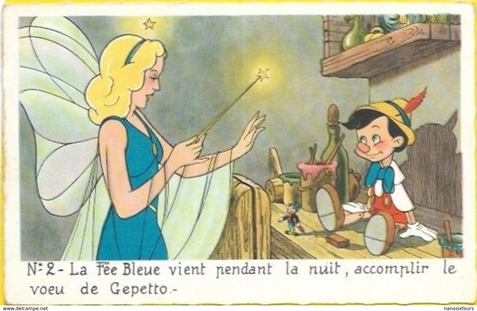 FANTAISIES.  WALT DISNEY. LOT10 CARTES SUR PINOCCHIO - Autres & Non Classés