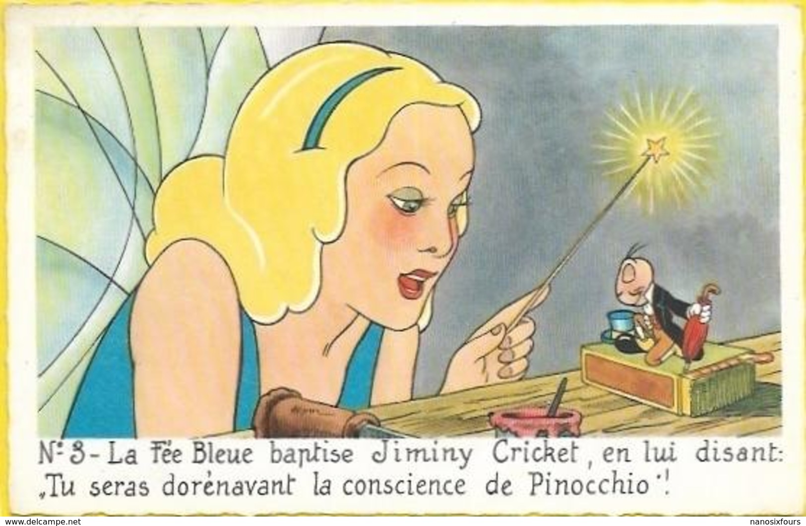 FANTAISIES.  WALT DISNEY. LOT10 CARTES SUR PINOCCHIO - Autres & Non Classés