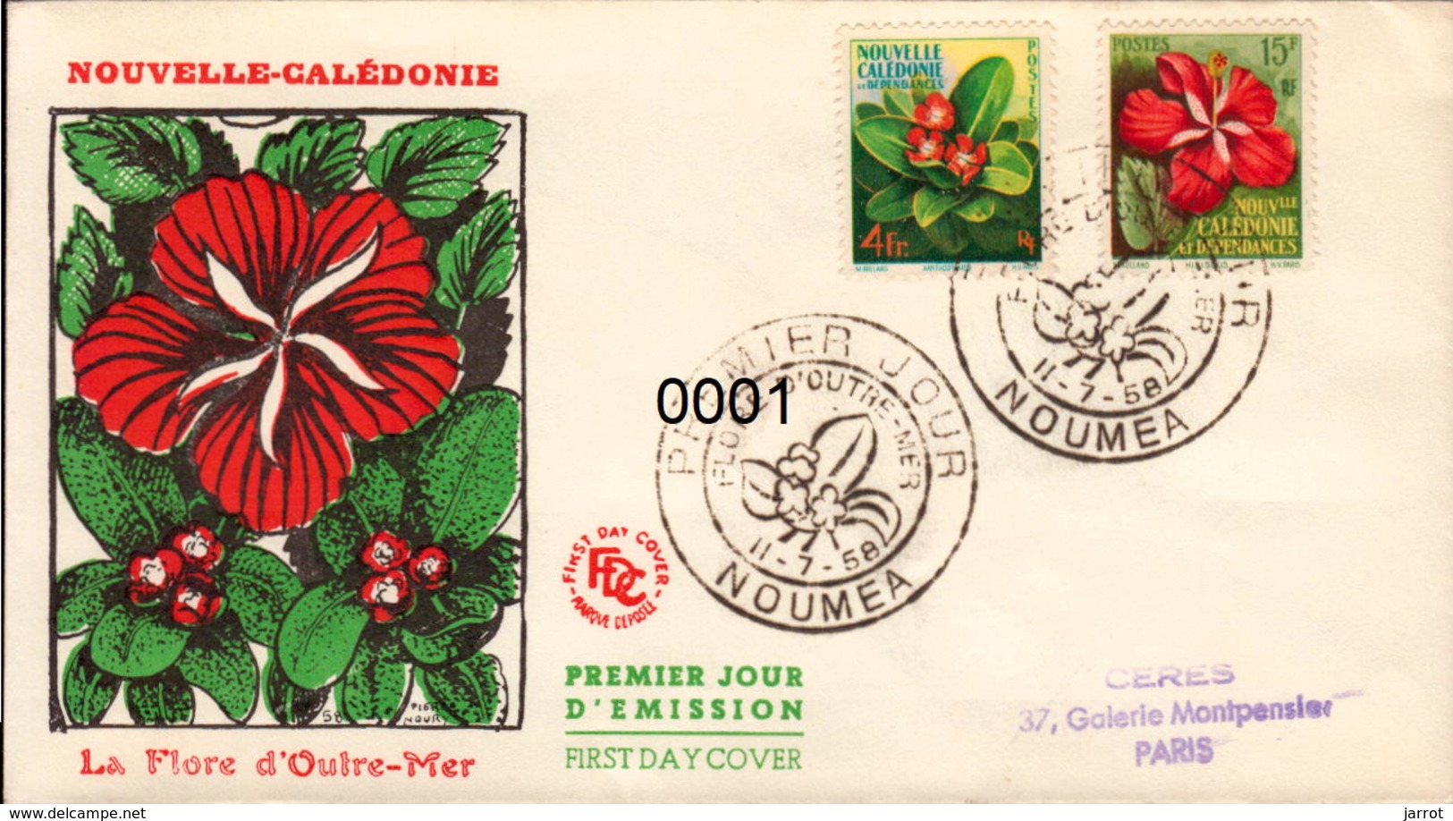 Nouvelle Calédonie FDC N° 288 / 289 - FDC