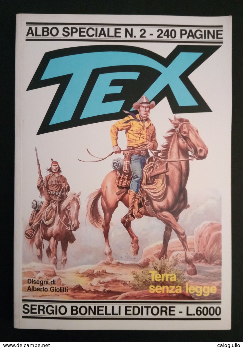 1988 - Tex Albo Speciale N.2 Terra Senza Legge  CG - Tex