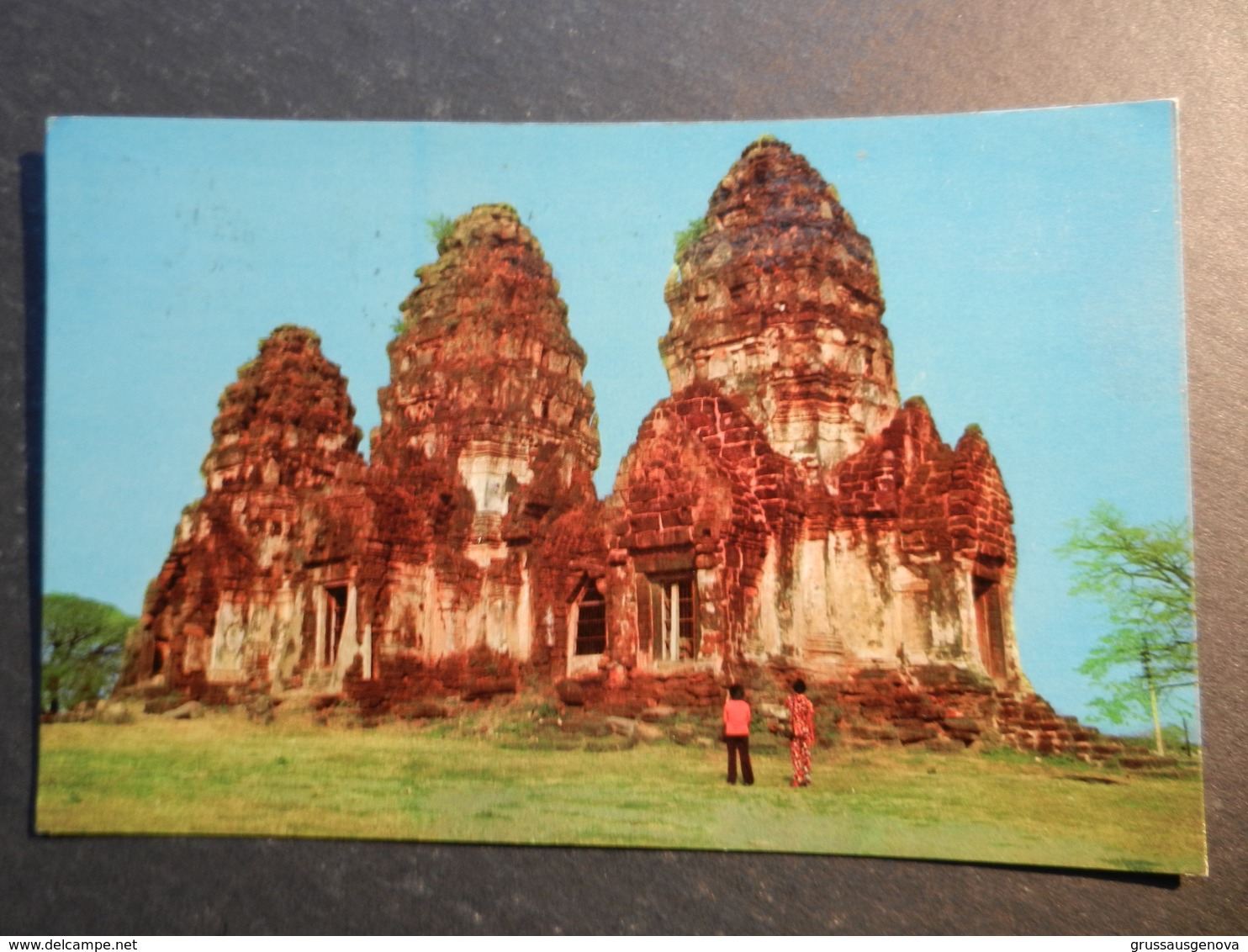 19957) THAILAND THREE ANCIENT PAGODAS IN LOPBURI VIAGGIATA - Tailandia