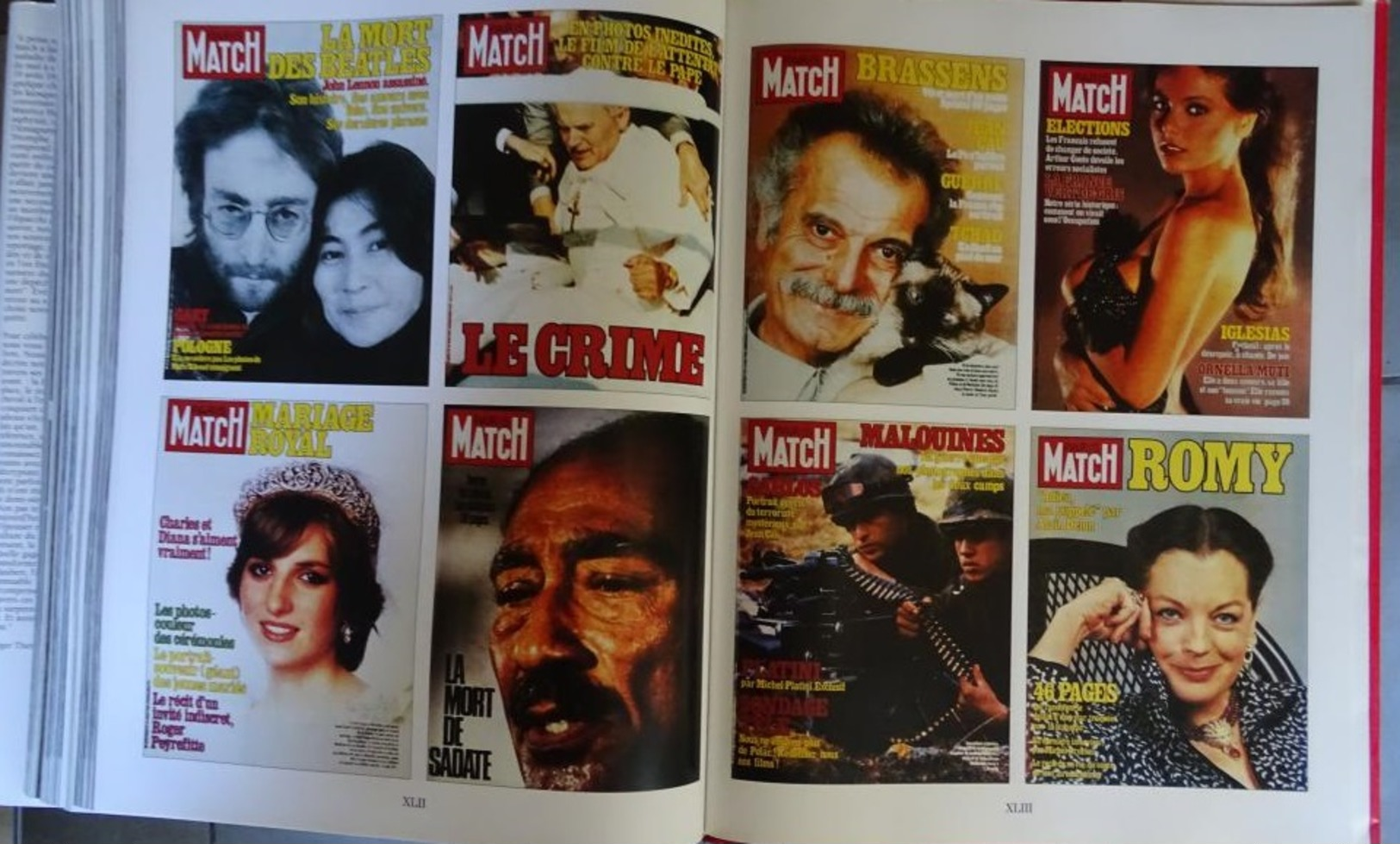 énorme livre - 50 ans paris match 1949 - 1998 - 960 pages