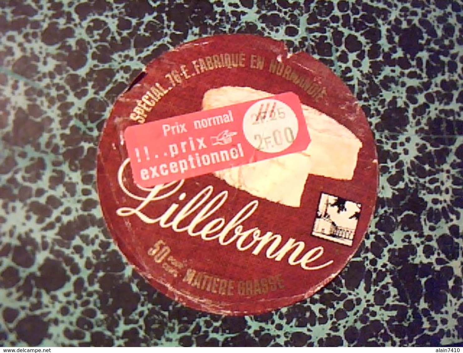 ètiquette  Anciennes De Fromage Camembert Normand  Lillebonne - Fromage