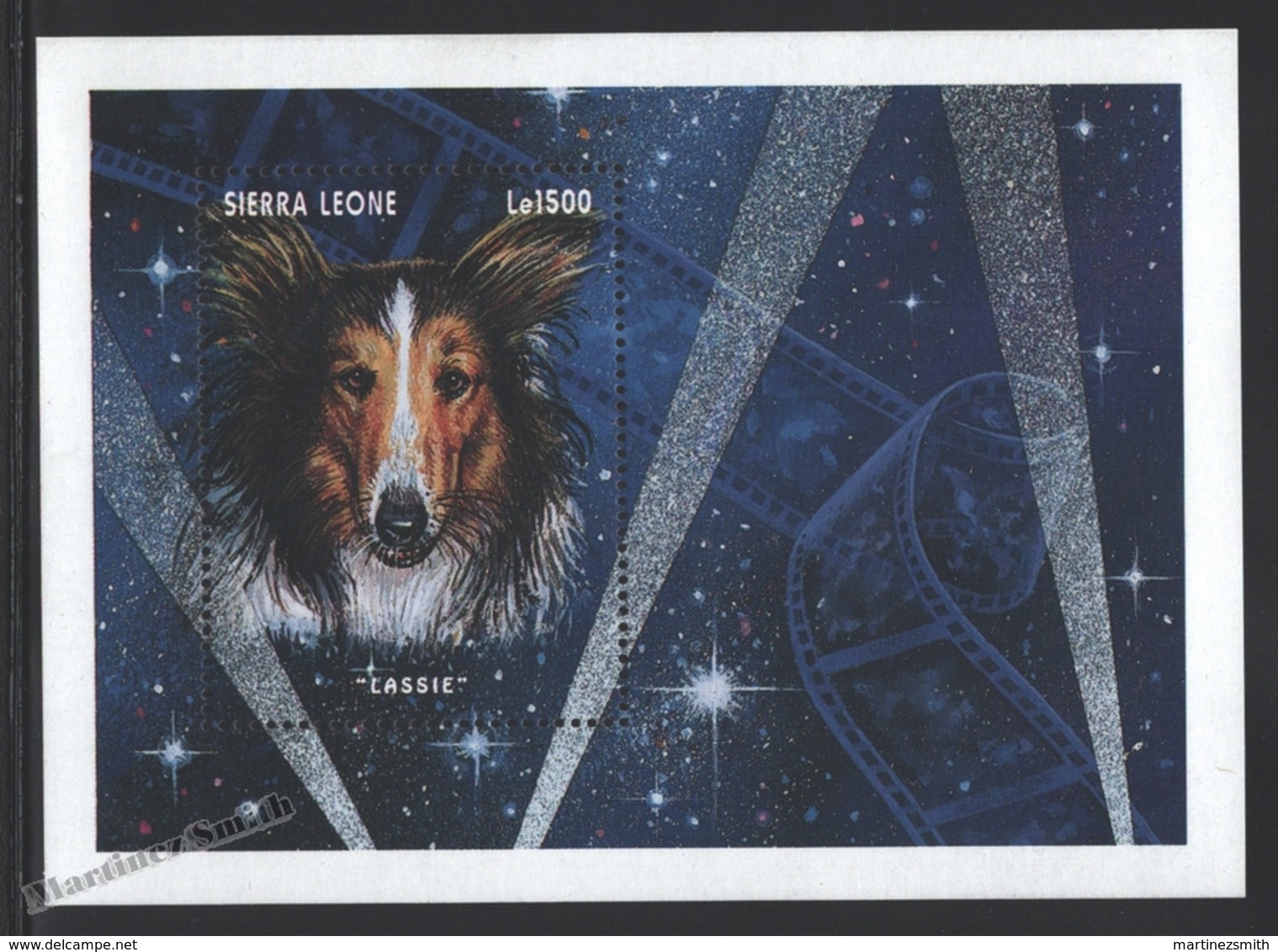 Sierra Leone - Leona 1996 Yvert BF 285, Cinema Centenary, Lassie The Dog - Miniature Sheet - MNH - Sierra Leone (1961-...)