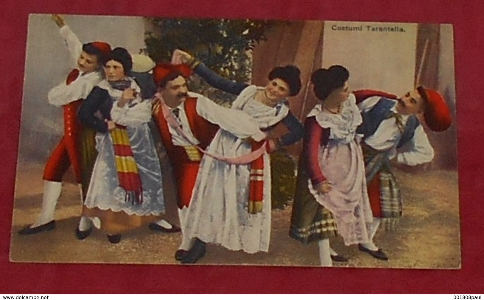 Costumi Tarantella :::: Italie - Danse - Couples - Costumes - Hommes - Femmes - Traditions  -------------- 501 - Danse