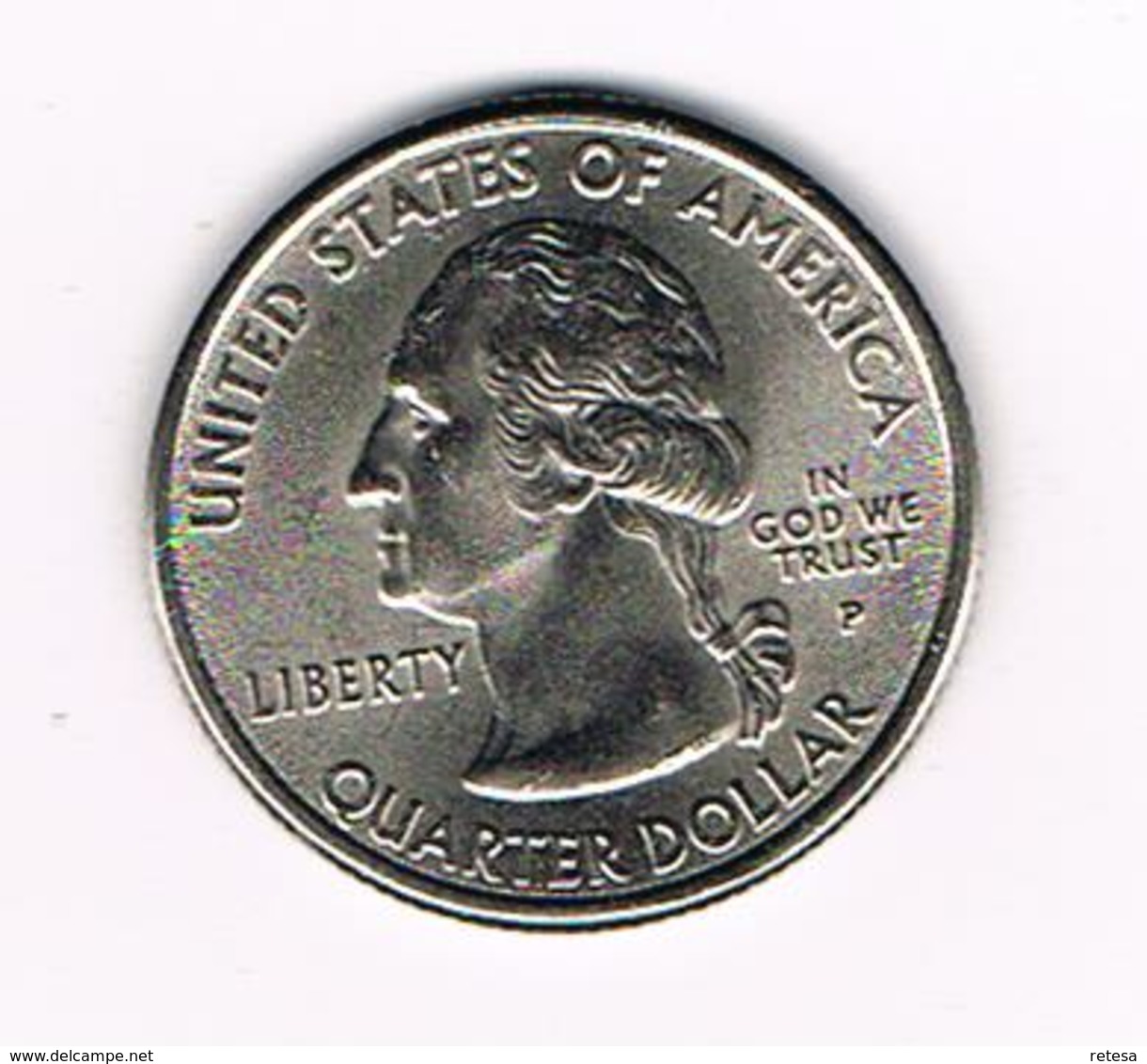 -0-  U.S.A.  1/4 DOLLAR  NORTH  CAROLINA   2001 P - 1999-2009: State Quarters