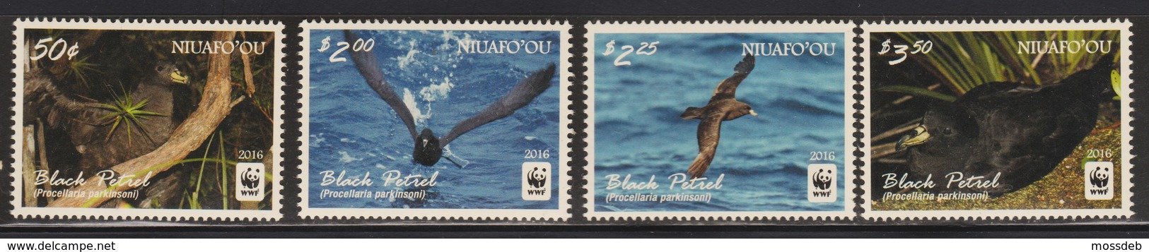 NIUAFO'OU 2016 BIRDS Black Petrel - Procellaria Parkinsoni - MNH - Albatros