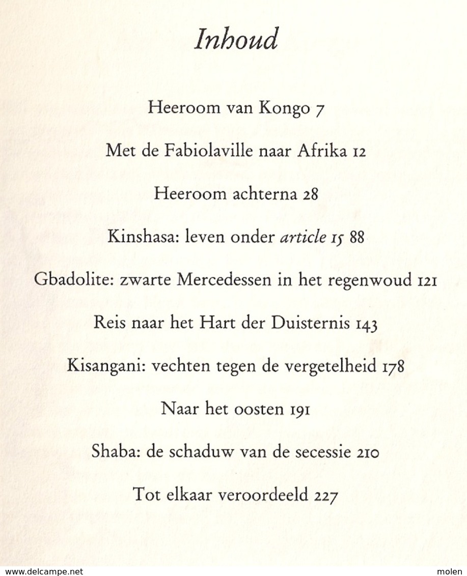 TERUG NAAR KONGO Lieve Joris ©1987 247blz CONGO KINSHASA GBADOLITE KISANGANI SHABA KASAI ZAÏRE MOBUTU Boek Z722 - Autres & Non Classés