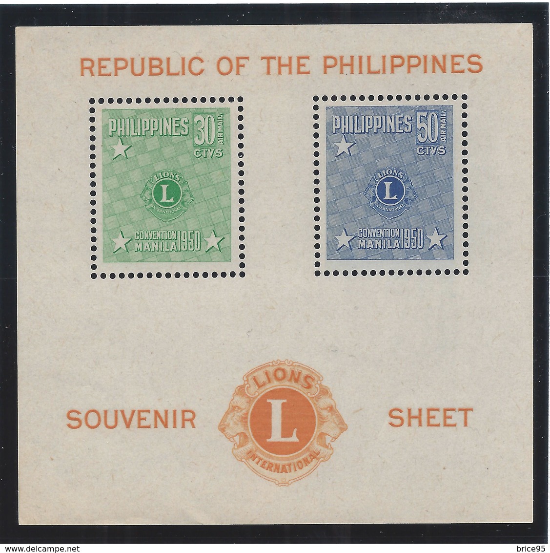 Philippines - Bloc N° 3 - Neuf Sans Charnière - 1950 - Philippines