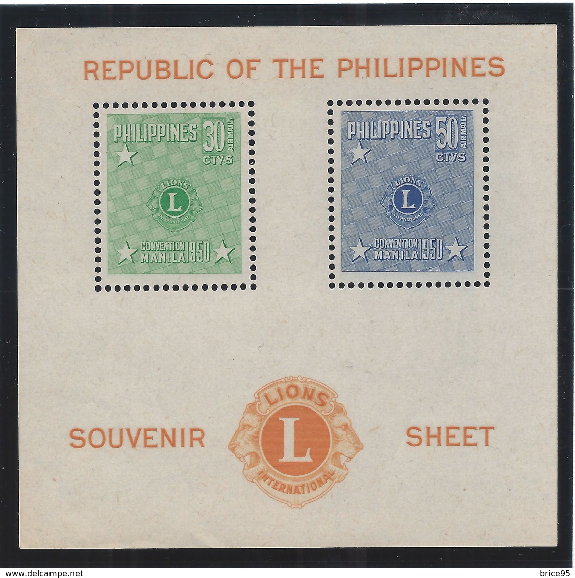 Philippines - Bloc N° 3 - Neuf Sans Charnière - 1950 - Philippinen