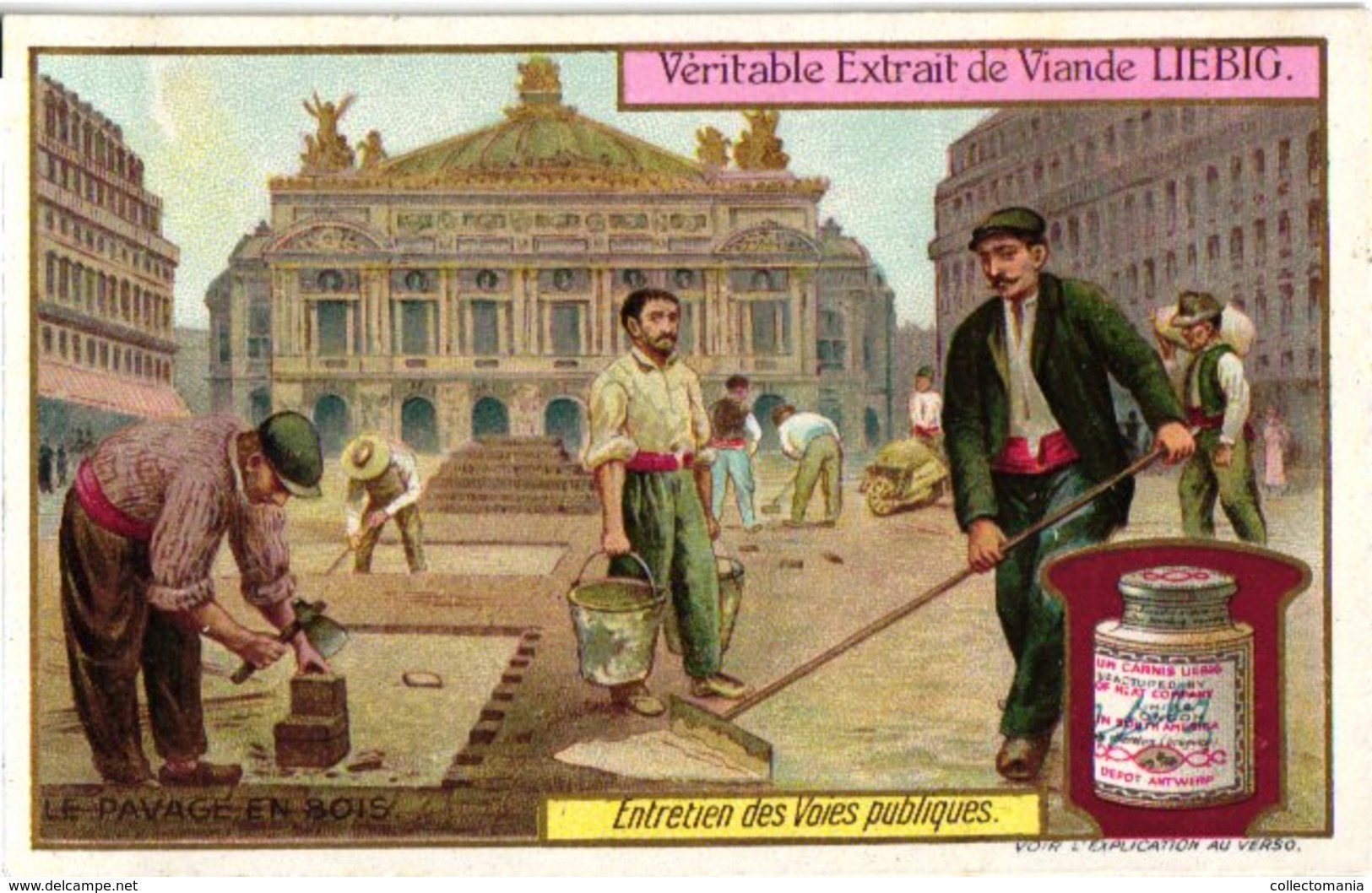 0944 -- Liebig 6 Cards  C1909- Road Surfaces - Entretien Des Voies Publiques -Bitume-Macadam-Asphalte-Dallage- - Liebig