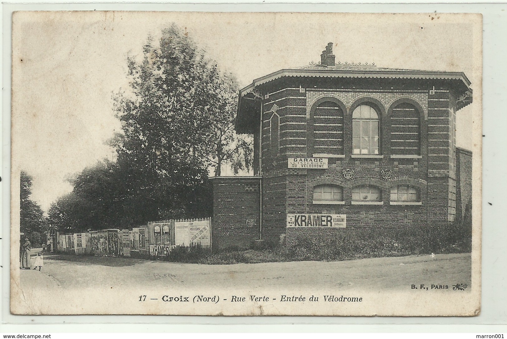 Croix  ( Nord)  Rue Verte - Entrée Du Vélodrome ( 2 Scans) - Other & Unclassified