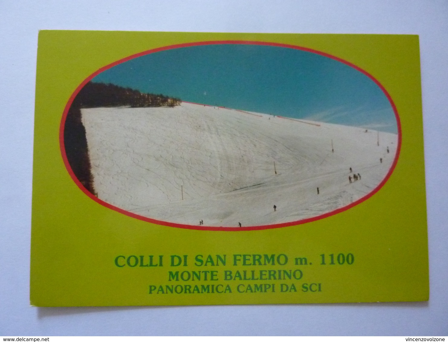Cartolina "COLLI  DI SAN FERMO ( Bergamo ) PANORAMICA CAMPI DA SCI" - Bergamo