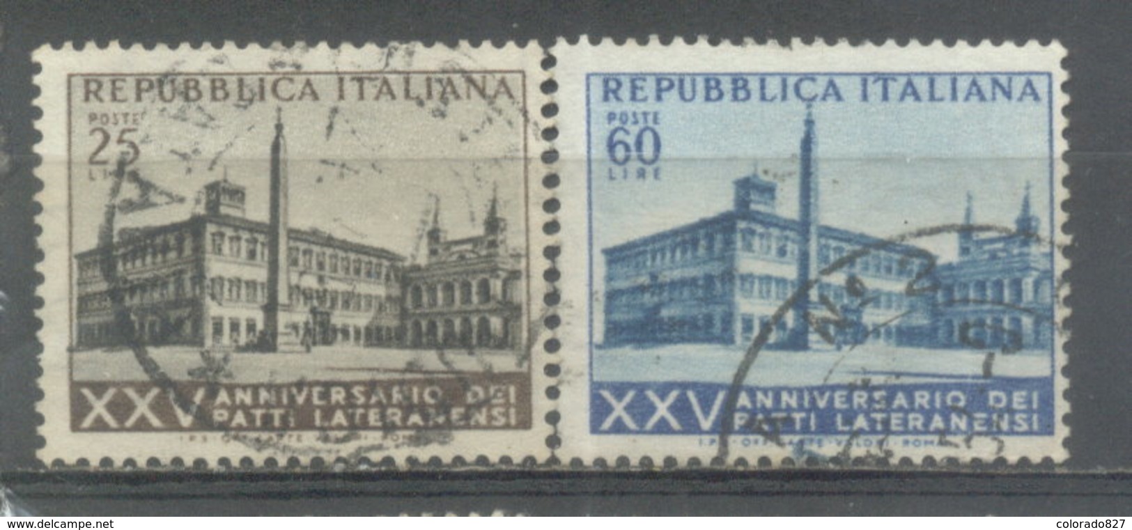 ITALIA - YVERT 670/71  (#1972) - 1946-60: Used