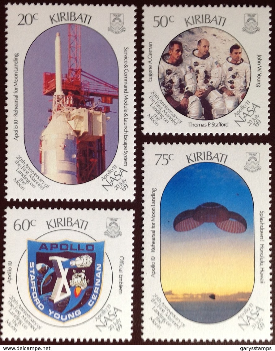 Kiribati 1989 Moon Landing Anniversary MNH - Kiribati (1979-...)