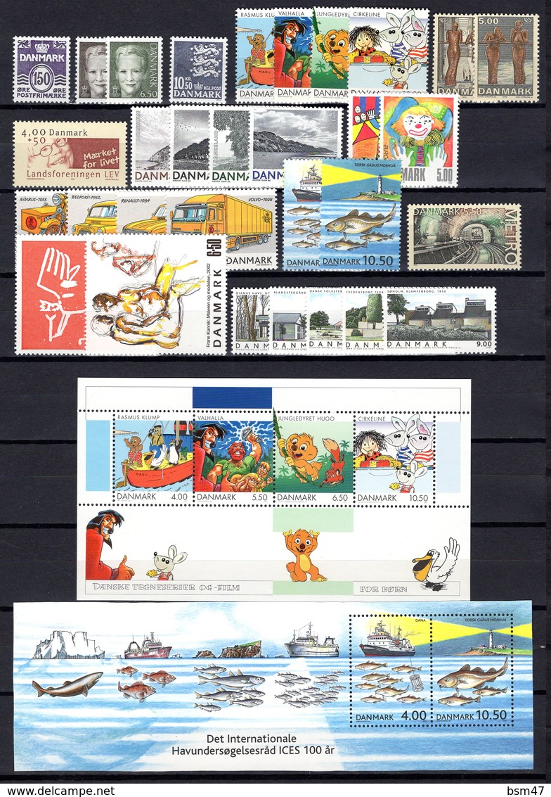 2002 - Compleet Postfris / MNH - Volledig Jaar