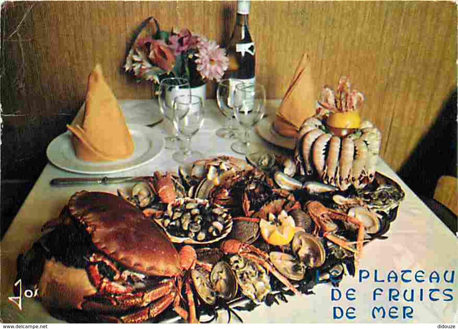 Recettes De Cuisine - Plateau De Fruits De Mer - Voir Scans Recto-Verso - Recettes (cuisine)