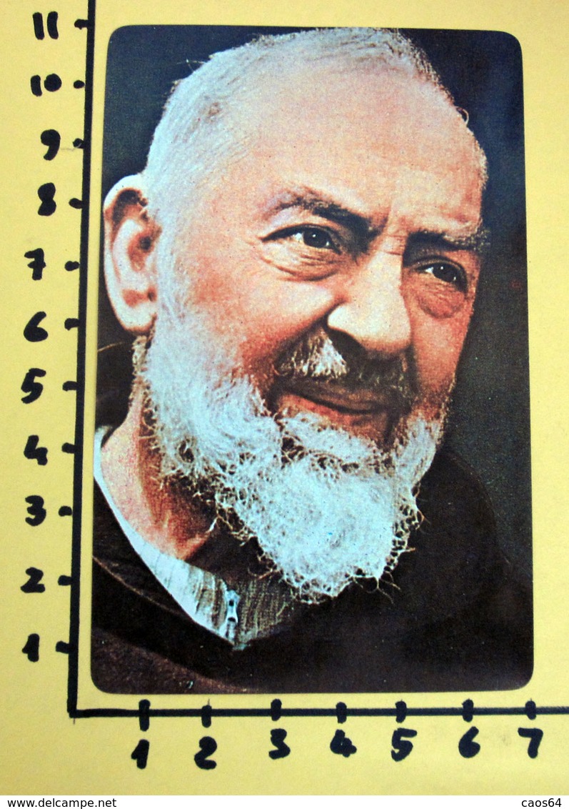 PADRE PIO 1988  CALENDARIO TASCABILE PLASTIFICATO - Big : 1981-90