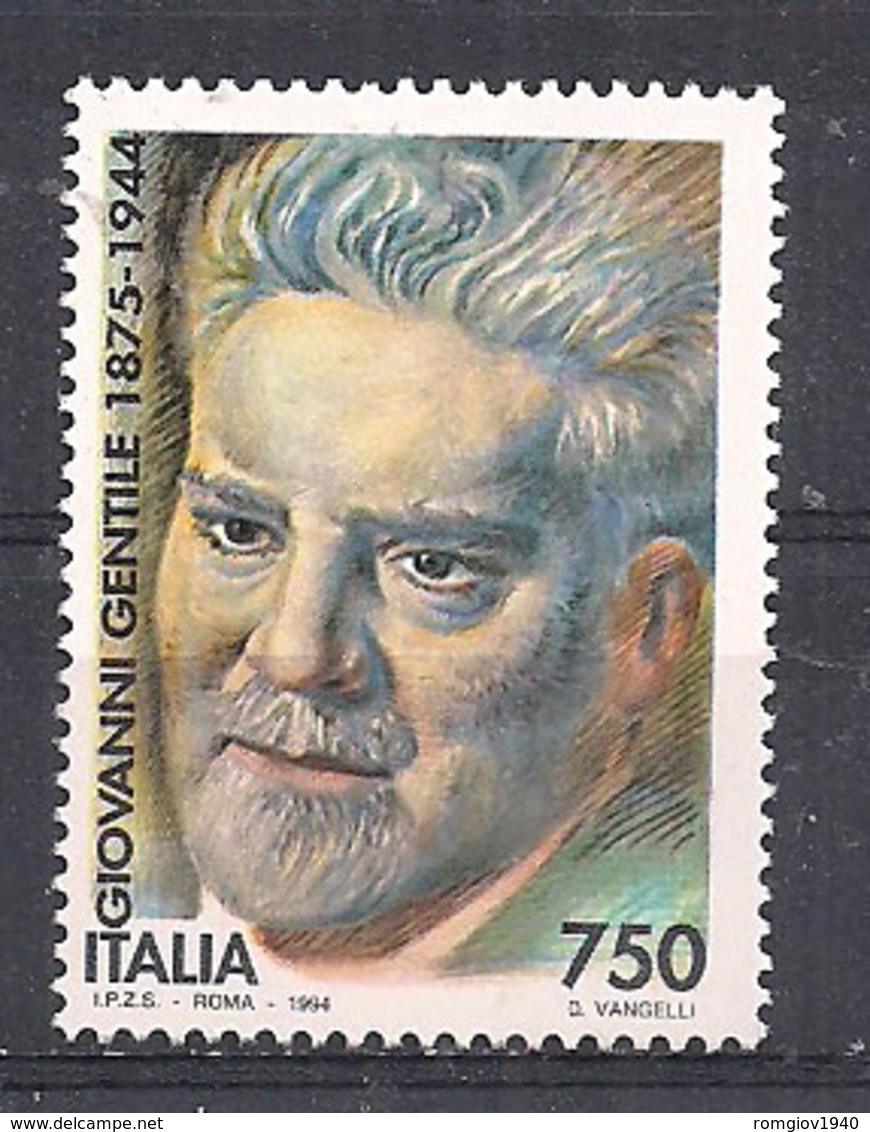 ITALIA  1994 GIOVANNI GENTILI SASS. 2136 MNH XF - 1991-00:  Nuovi