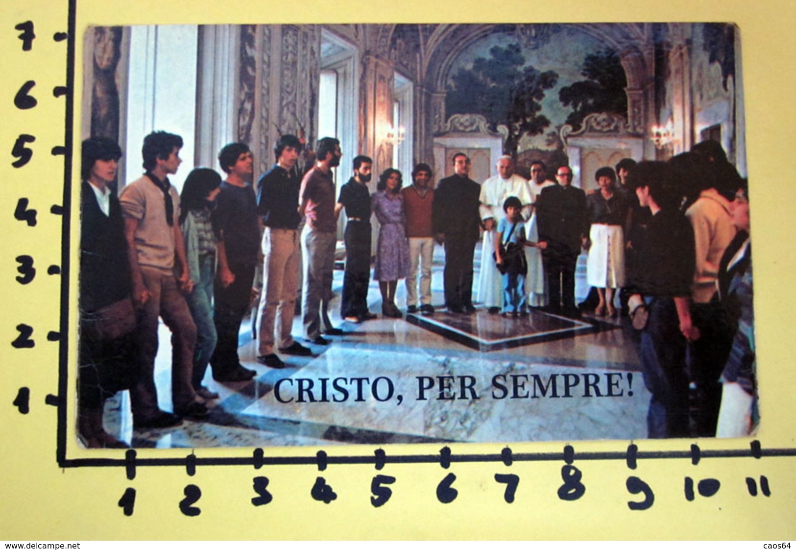 CRISTO, PER SEMPRE! 1981  CALENDARIO TASCABILE PLASTIFICATO - Grossformat : 1981-90