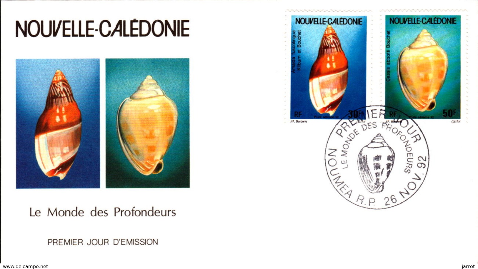 Nouvelle Calédonie FDC PA N°290 291 26 Novembre 1992 - FDC