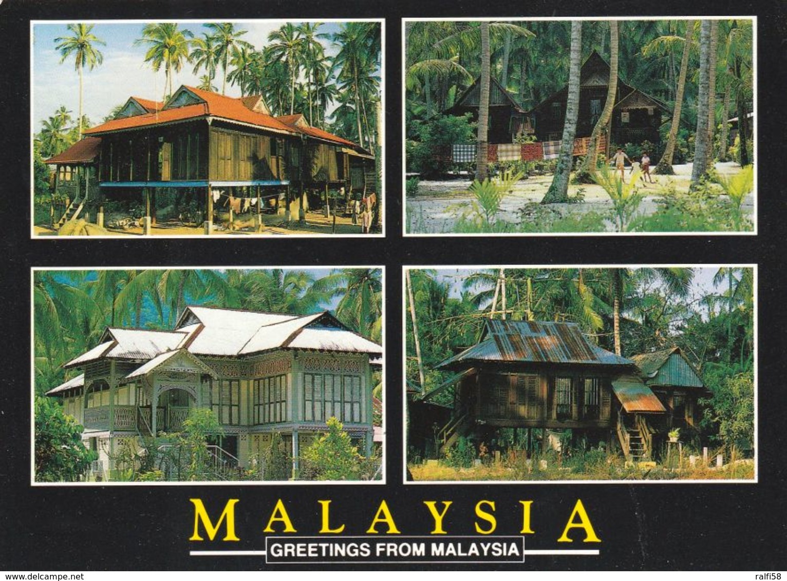 1 AK Malaysia * Kampung Häuser - Traditionelle Architektur In Malaysia * - Malaysia