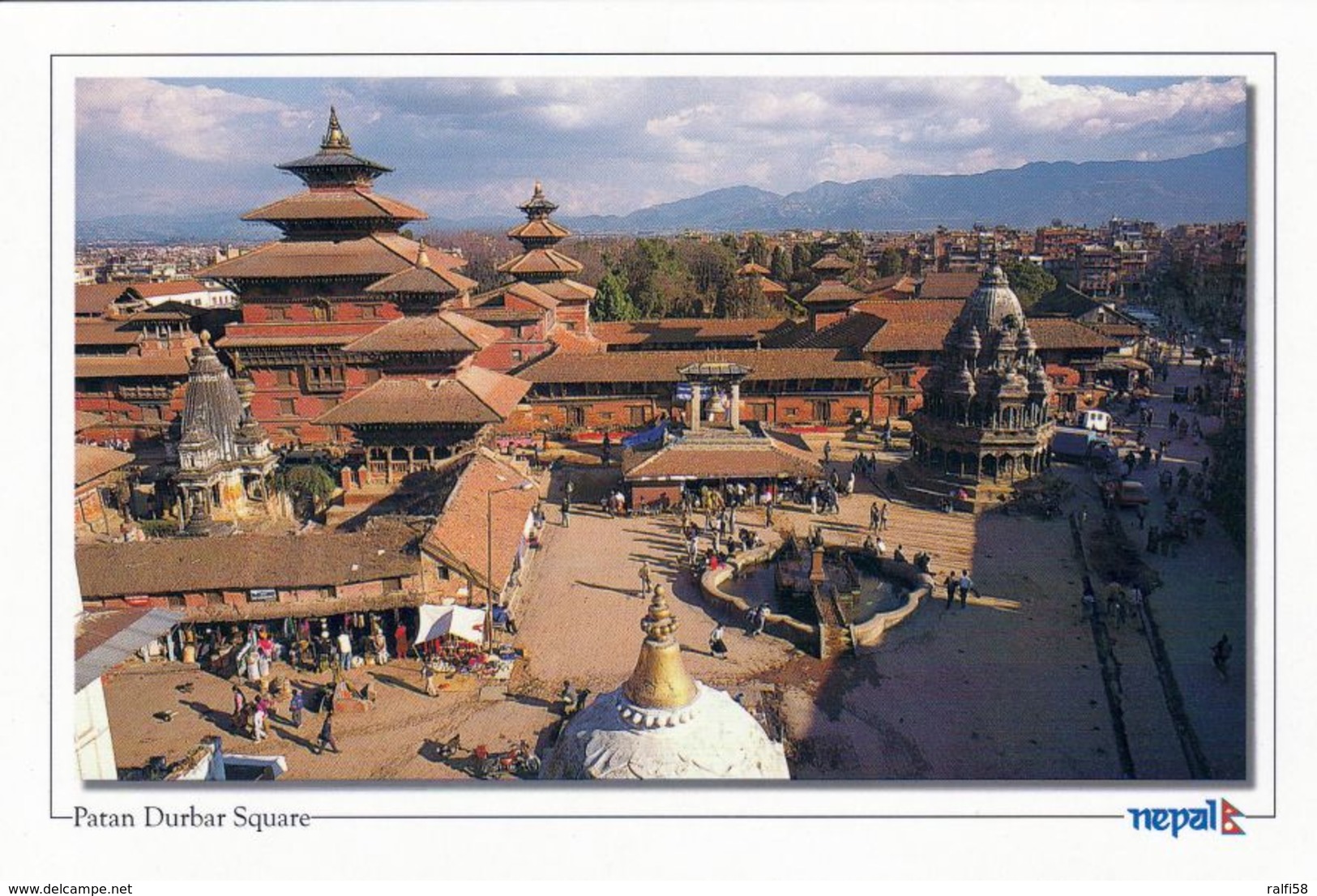 1 AK Nepal * Durbar Square In Patan Mit Den Tempeln Nyatapola Und Bhairab - Seit 1979 UNESCO Weltkulturerbe * - Nepal