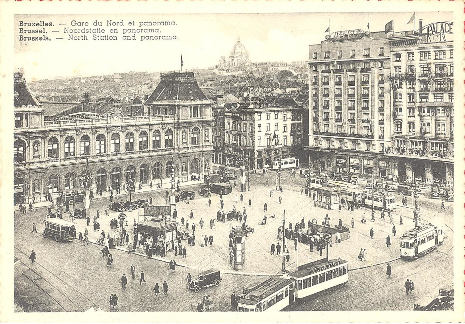 BRUXELLES  Gare Du Nord Et Panorama - Sonstige & Ohne Zuordnung