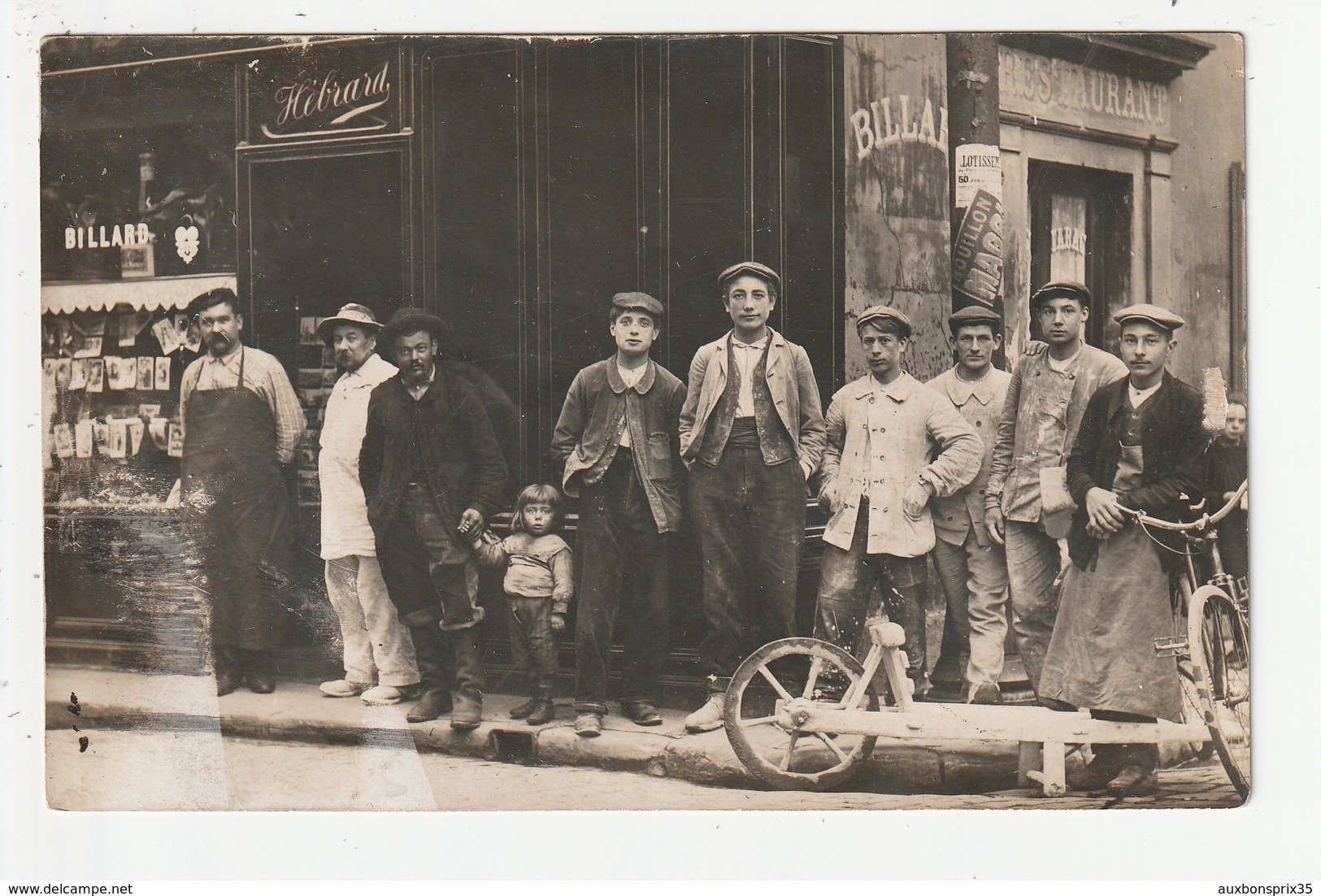 CARTE PHOTO - SCEAUX - CAFE RESTAURANT HEBRARD - 67 RUE HOUDAN - 92 - Sceaux