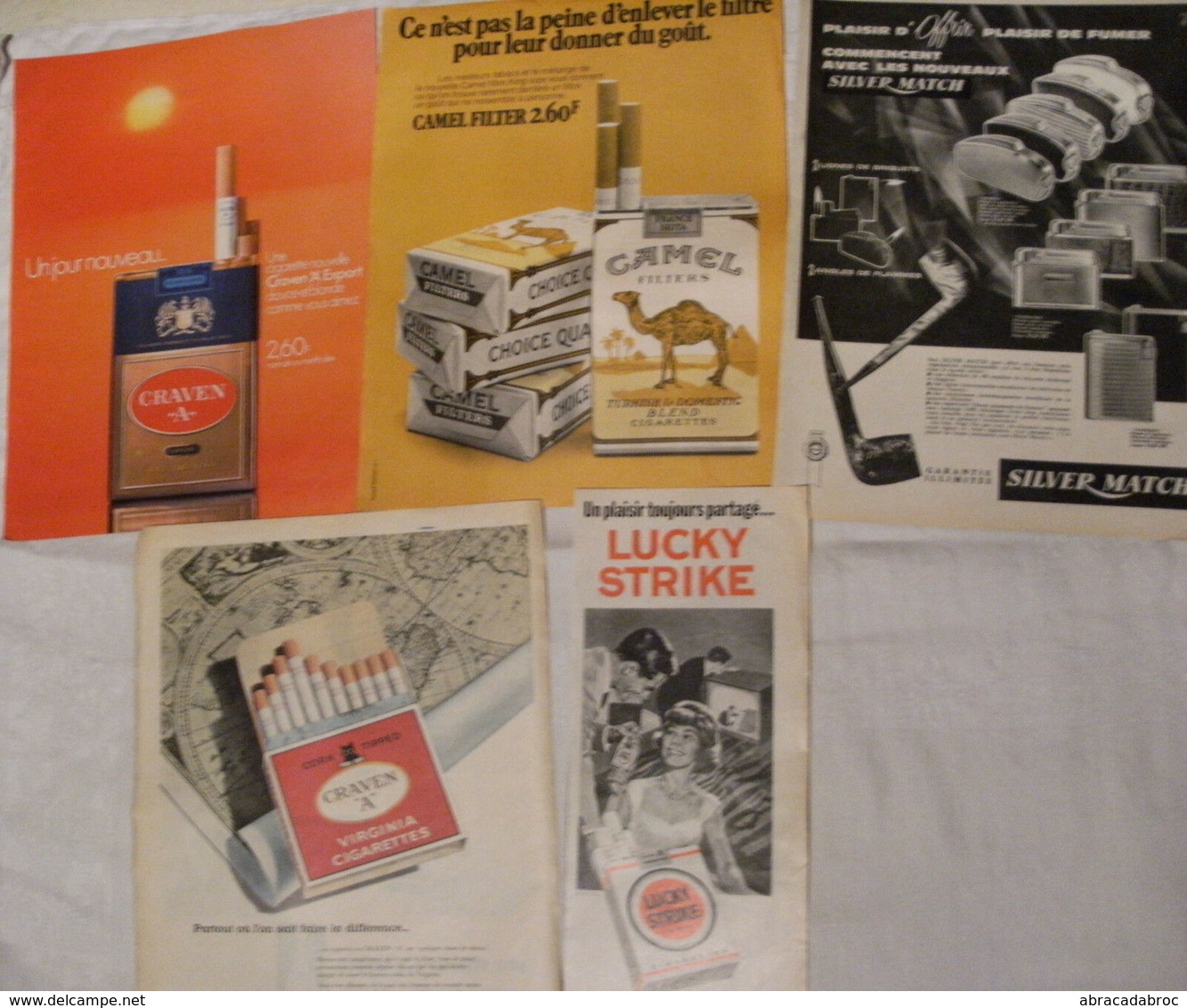 Pages Magazines Années 60/70 Theme Tabac - Materiel Du Fumeur - Objets Publicitaires