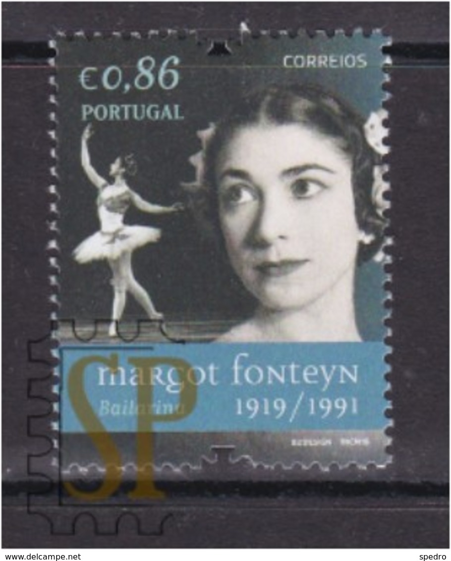 Portugal 2019 Figuras Mundiais Margot Fonteyn Dance Music Musique Royal Ballet Ballerina Bailarina Danseuse Danse - Autres & Non Classés